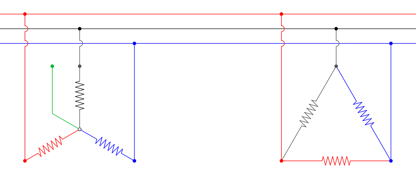 Parallel Wye-Delta - Purely Resistive